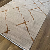 İpek Halı Roxanne 17171 Bakır Modern Salon Halısı