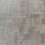 Hoom Rugs İpek 1134 Gri Akrilik Pamuk Taban Keçeleşmeyen Halı