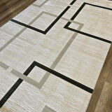 İpek Halı Sardes 6416 A Krem Yeşil Modern Salon Halısı