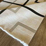 İpek Halı Sardes 6416 A Krem Yeşil Modern Salon Halısı