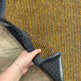 Hoom Rugs Kilim Turuncu Kaymaz Tabanlı Yıkanabilir Düz Renk Halı