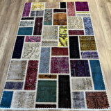 Hoom Rugs Patchwork Multy Kutulu El Dokuma Kilim