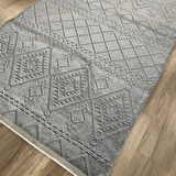 Hoom Rugs Fresh Cool 405 Yıkanabilir Gri Modern Halı