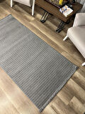 Hoom Rugs Prag 9214 Koyu Gri Modern Makine Halısı