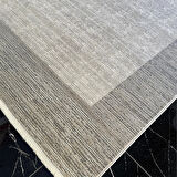 Hoom Rugs Olympıa PLZ 202 Krem Gri Modern Salon Halısı