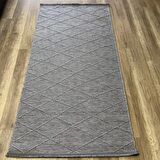 Luxess Halı Galata 1061 Gri Dekoratif  Yıkanabilir Kilim