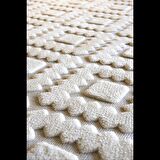 Hoom Rugs Indus 8003 Beyaz İskandinav Halı