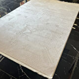 İpek Halı Sardes 6477 Krem Modern Salon Halısı