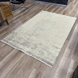 Hoom Rugs Overdye OVR03 Krem Bej Doğal Bambu & Viskon Modern Salon Halısı