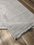 Hoom Rugs Prag 9207 Açık Gri Modern Makina Halısı