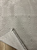 Hoom Rugs Prag 9207 Açık Gri Modern Makina Halısı