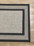 Hoom Rugs 1149 Bej Siyah Sisal Plus Jüt Halı