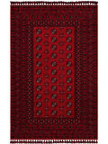 Hoom Rugs Afgan AFG 04 Red Antibakteriyel Kaymaz Tabanlı Dekoratif Kilim
