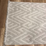 Hoom Rugs Mind 1118 Gri Modern İskandinav Kaymaz Taban Halı