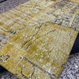 Hoom Rugs Antik Patchwork Sarı El Dokuma Kilim