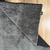 Luxess Kilim Antrasit Hav Toz Vermez Kaymaz Kolay Kullanımlı Yıkanabilir Düz Renk Kilim