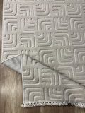 Hoom Rugs Prag 9213 Krem Modern Makina Halısı