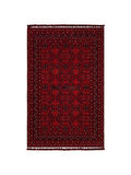 Hoom Rugs Afgan AFG 02 Red Antibakteriyel Kaymaz Tabanlı Dekoratif Kilim