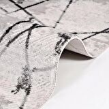 İpek Mekik Halı Filiya 11353 Krem Modern Salon Halısı