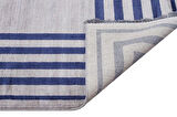 Hoom Rugs York 205 Lacivert Çerçeveli Modern Salon Halısı