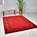 Hoom Rugs Wool Bambos Plus 902 Kırmızı Klasik Salon Halısı