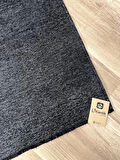 Hoom Rugs Liv 392 Antrasit Dekoratif Yıkanabilir Kilim