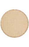Eko Halı Brooklyn BRK 01 Natural Beige Yuvarlak Kilim