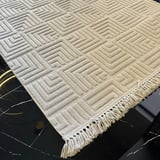 Hoom Rugs Design 1062 Gri Yumuşak Dokulu Desensiz İskandinav Halı