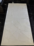 Eko Mono MNO LUX 01 White Hav Toz Vermez Kaymaz Tabanlı Şık Kilim