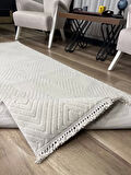 Hoom Rugs Prag 9208 Bej Modern Makina Halısı