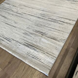 İpek La Vida 8405 A Gri Mavi Modern Salon Halısı