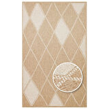 Eko Halı Salda 04 Natural White Jüt Sisal Halı