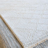 Hoom Rugs Norm 6220 Beyaz Modern Salon Halısı