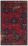 Hoom Rugs Cadis KDM 02 Red Multy Vintage El Emeği Yüksek Kara Tezgah Halısı