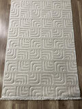 Hoom Rugs Prag 9213 Krem Modern Makine Halısı