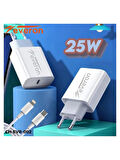 Everon Q.C 3.4 Amper 25w Type To Lightning Şarj Aleti Evr-002