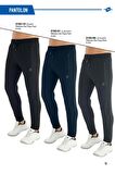 Crozwise 2192-06 Beden M Antrasit_Yeşil Ottoman Dar Paça Erkek Spor Pantolon