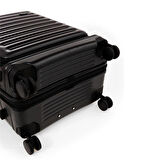 ÇÇS 5238 Lüx Orta Boy Valiz Siyah