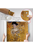 Gustav Klimt Adele Bloch'un Altın Kadın Duvar Örtüsü-8324