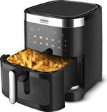 Karaca Gourmet XXXL Smart Screen İnox Cam Hazneli Airfryer