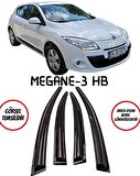Renault Megane 3-HB Cam Rüzgarlığı 4lü