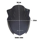 Bajaj Dominar 250 / 400 2017-2024 Uyumlu Kısa Ön Cam Füme