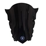 Yamaha R25 2015-2018 Uyumlu Ön Cam Siyah