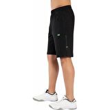 CROZWİSE 3183-10 Siyah Beden M Astarsız Drops Kumaş Erkek Spor Şort