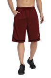 Crozwise 3194-07 Beden M Erkek Basketbol Şort BORDO