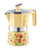 Pedrini Frida Kahlo - 3 Cup Moka Pot Sarı
