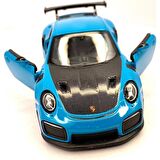 Kinsmart Porsche GT2 Rs Diecast Çek Bırak Metal Araba 1:34 Ölçek
