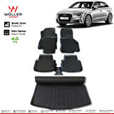 Audi A3 Hb Paspas Bagaj Havuzu 2013 2020 Arası 3D Wöller Ultraflex Set