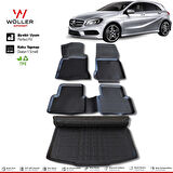 Mercedes A Seri W176 Paspas Bagaj Havuzu 2012 2018 Arası 3D Wöller Ultraflex Set