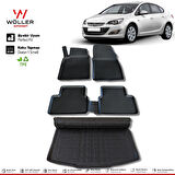 Opel Astra J Sedan Paspas Bagaj Havuzu 2010 2020 3D Wöller Ultraflex Set